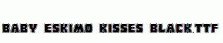 Baby-Eskimo-Kisses-Black.ttf