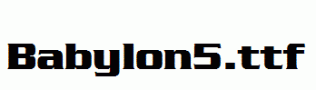 Babylon5.ttf