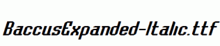 BaccusExpanded-Italic.ttf