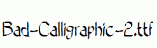 Bad-Calligraphic-2.ttf