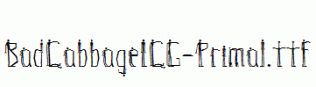 BadCabbageICG-Primal.ttf