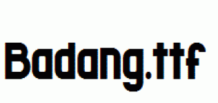 Badang.ttf