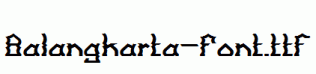 Balangkarta-Font.ttf