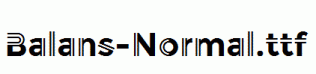 Balans-Normal.ttf