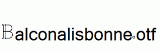 Balconalisbonne.otf