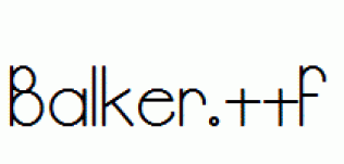 Balker.ttf