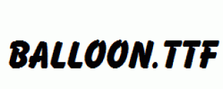 Balloon.ttf