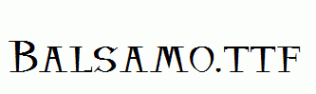 Balsamo.ttf