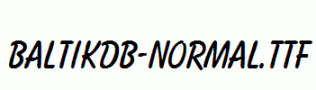 BaltikDB-Normal.ttf