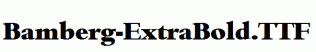 Bamberg-ExtraBold.ttf