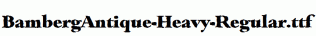 BambergAntique-Heavy-Regular.ttf
