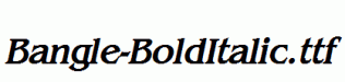 Bangle-BoldItalic.ttf