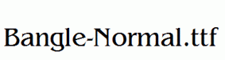 Bangle-Normal.ttf