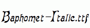 Baphomet-Italic.ttf