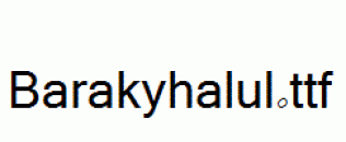 Barakyhalul.ttf