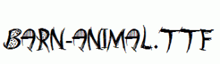 Barn-Animal.ttf