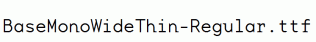 BaseMonoWideThin-Regular.ttf