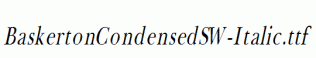BaskertonCondensedSW-Italic.ttf