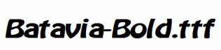 Batavia-Bold.ttf