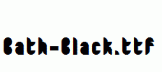 Bath-Black.ttf