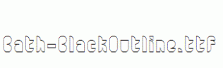 Bath-BlackOutline.ttf
