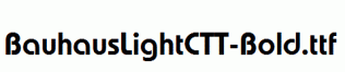 BauhausLightCTT-Bold.ttf