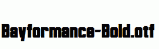 Bayformance-Bold.otf