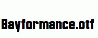 Bayformance.otf
