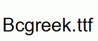 Bcgreek.ttf