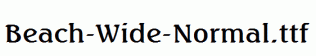 Beach-Wide-Normal.ttf