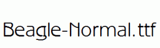 Beagle-Normal.ttf