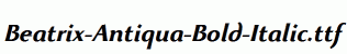 Beatrix-Antiqua-Bold-Italic.ttf