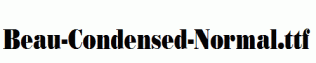 Beau-Condensed-Normal.ttf