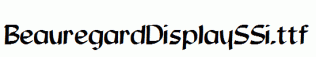 BeauregardDisplaySSi.ttf