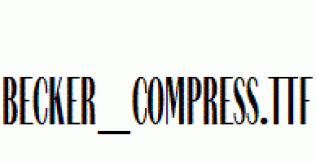Becker_Compress.ttf