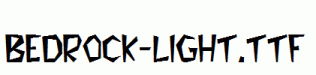 Bedrock-Light.ttf