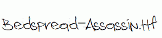 Bedspread-Assassin.ttf
