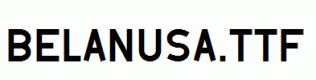 Belanusa.ttf
