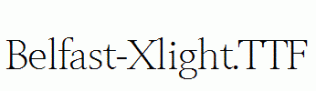 Belfast-Xlight.ttf