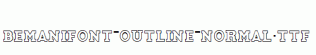 BemaniFont-Outline-Normal.ttf