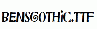 Bensgothic.ttf