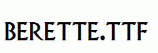 Berette.ttf