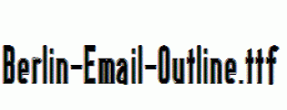 Berlin-Email-Outline.ttf