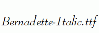 Bernadette-Italic.ttf