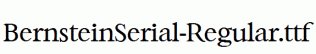BernsteinSerial-Regular.ttf