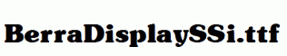 BerraDisplaySSi.ttf