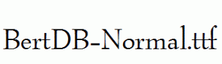 BertDB-Normal.ttf