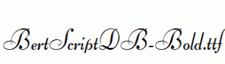 BertScriptDB-Bold.ttf