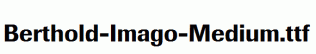 Berthold-Imago-Medium.ttf