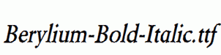 Berylium-Bold-Italic.ttf